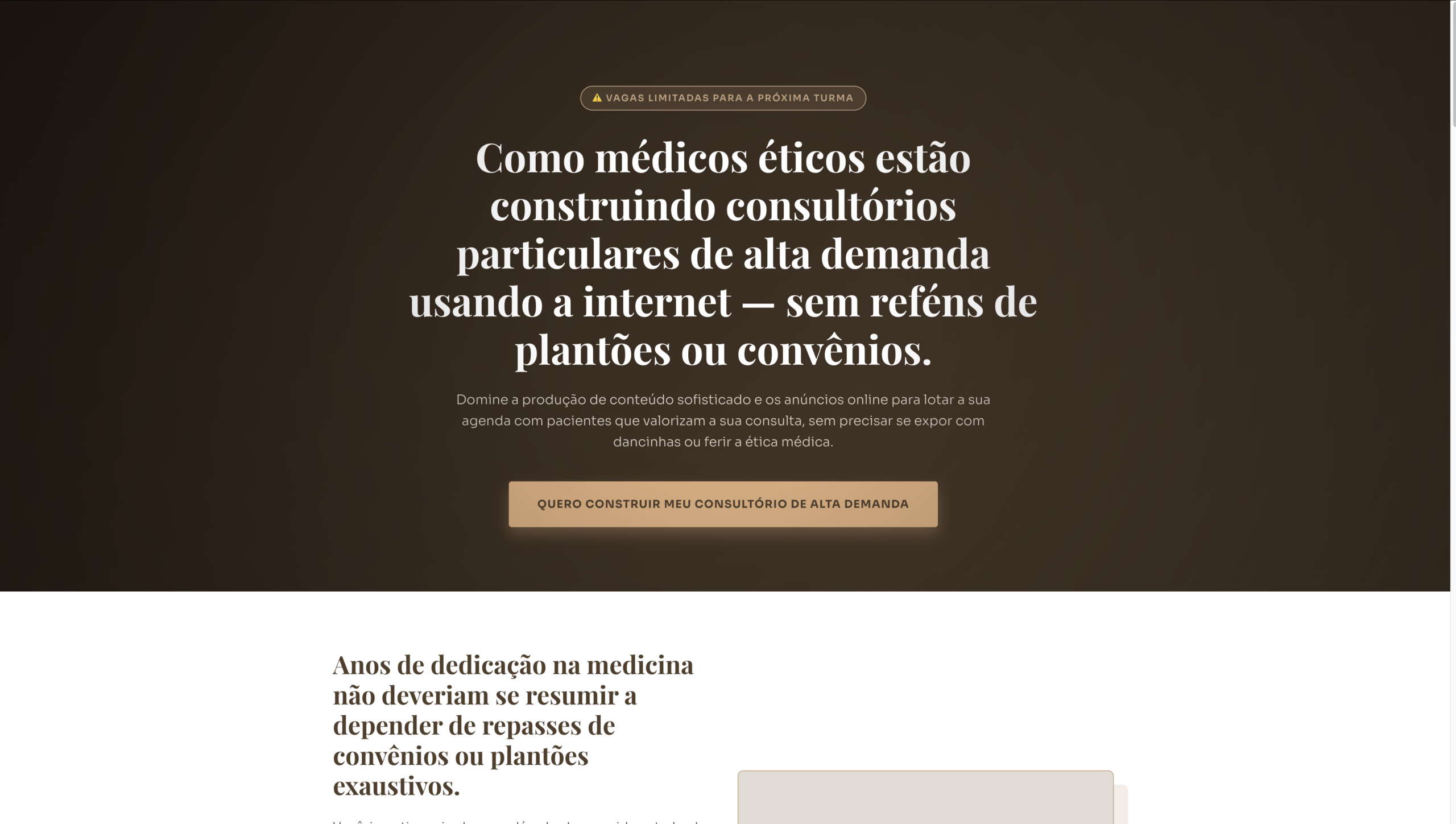 Site com prompt genérico